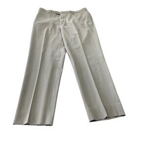BROOKS BROTHERS Classic Beige MADISON wool dress pants Size 38 x 32